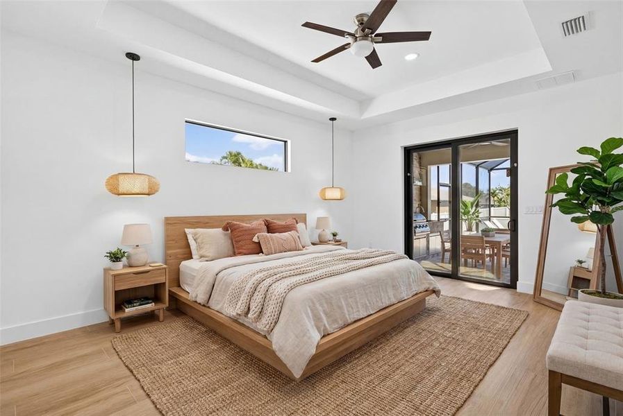 Furnished interior view inside a new home in , Cape Coral (Image 11). Furnished interior view inside a new home in , Cape Coral (Image 11).