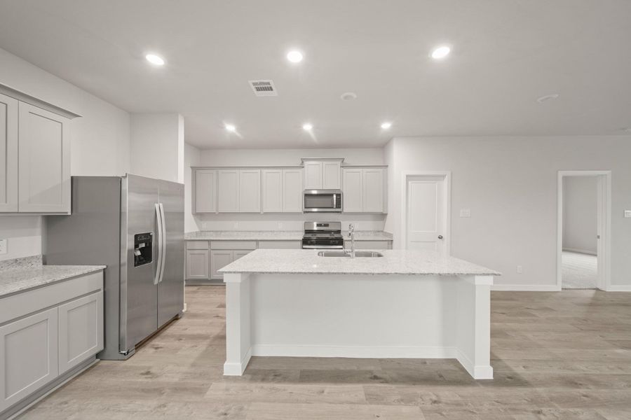 Furnished interior view inside a new home in Riverwood Ranch, Angleton (Image 5). Furnished interior view inside a new home in Riverwood Ranch, Angleton (Image 5).