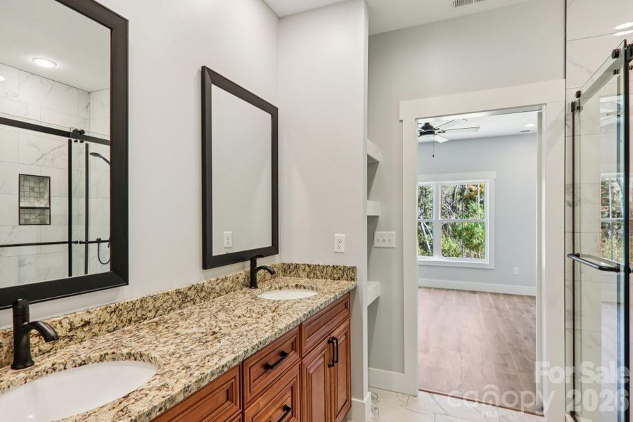Furnished interior view inside a new home in , Hendersonville (Image 11).