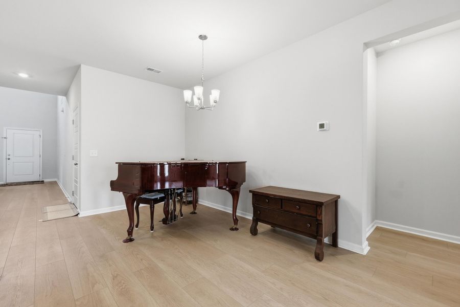 Furnished interior view inside a new home in Heron's Walk at Summers Corner, Summerville (Image 19).