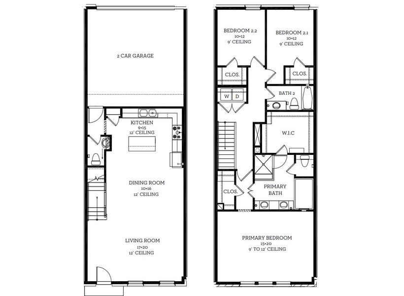 2D floor plan layout of this home in 1897 Townhomes, Plano, TX (Image 2). 2D floor plan layout of this home in 1897 Townhomes, Plano, TX (Image 2).
