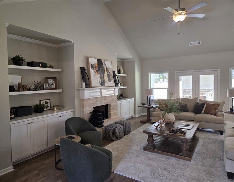Furnished interior view inside a new home in River Meadows, Bethlehem (Image 16).