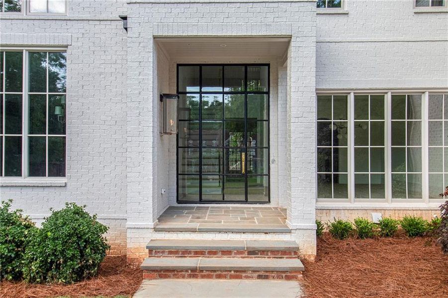 Front exterior of a new home in , Atlanta, GA, highlighting curb appeal (Image 27). Front exterior of a new home in , Atlanta, GA, highlighting curb appeal (Image 27).