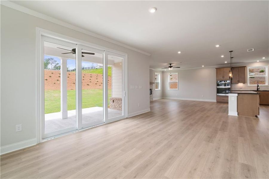 Spacious, unfurnished interior of a new home in Tiberon Woods, Cumming (Image 42).