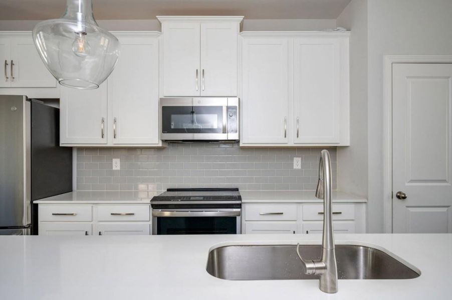 Close-up of interior finishes inside a home in , Atlanta (Image 21).