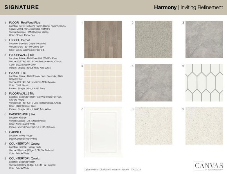 1832 Alexander Village Main Drive - Design Selections - This home is currently under construction - selections are subject to change