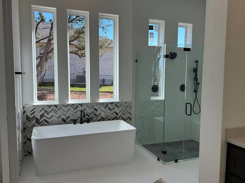 Furnished interior view inside a new home in Clearwater Ranch, Liberty Hill (Image 4). Furnished interior view inside a new home in Clearwater Ranch, Liberty Hill (Image 4).