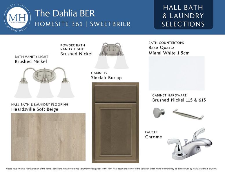 Sample of building materials used in homes in Sweetbrier, Durham (Image 14).