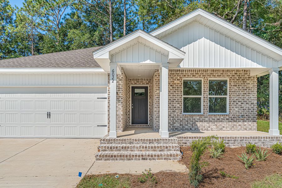Exterior details and patio area of a home in Blossom Grove, Crestview (Image 2).