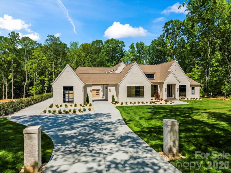 Front exterior of a new home in , Indian Land, SC, highlighting curb appeal (Image 25).