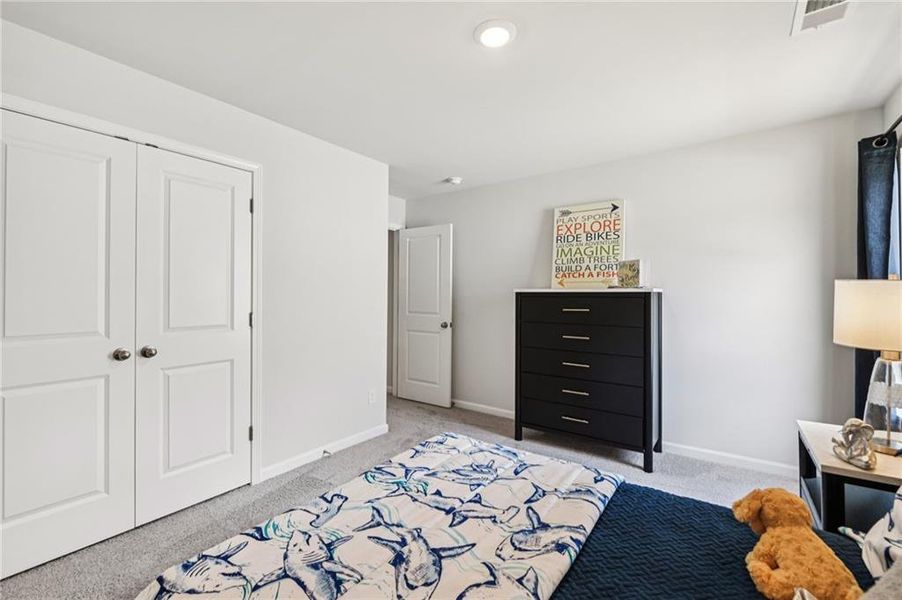 Furnished interior view inside a new home in The Hills at Cedar Creek, Winder (Image 32).
