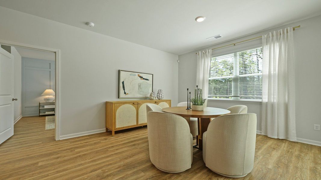 Furnished interior view inside a new home in Pineview North, Summerville (Image 8).