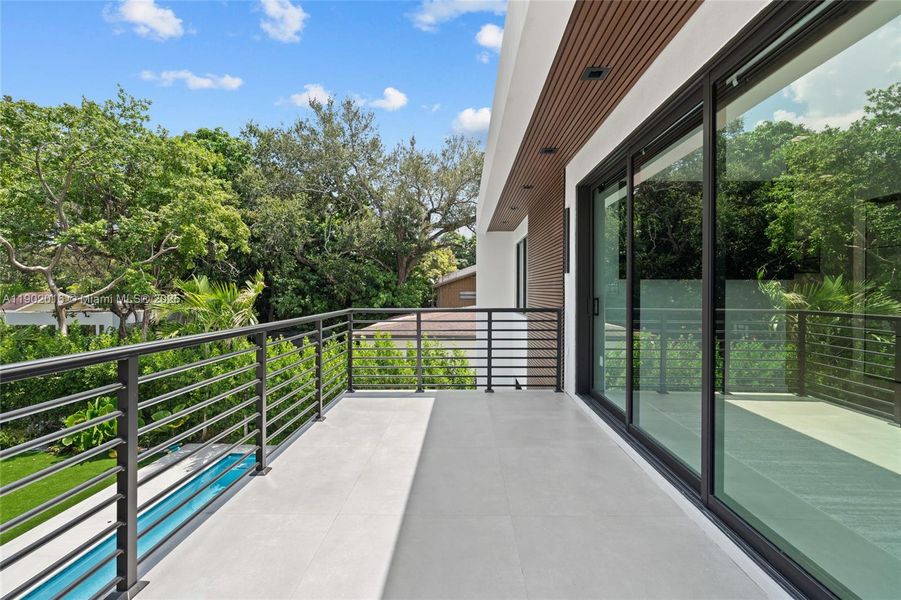 Exterior details and patio area of a home in , Miami (Image 23). Exterior details and patio area of a home in , Miami (Image 23).