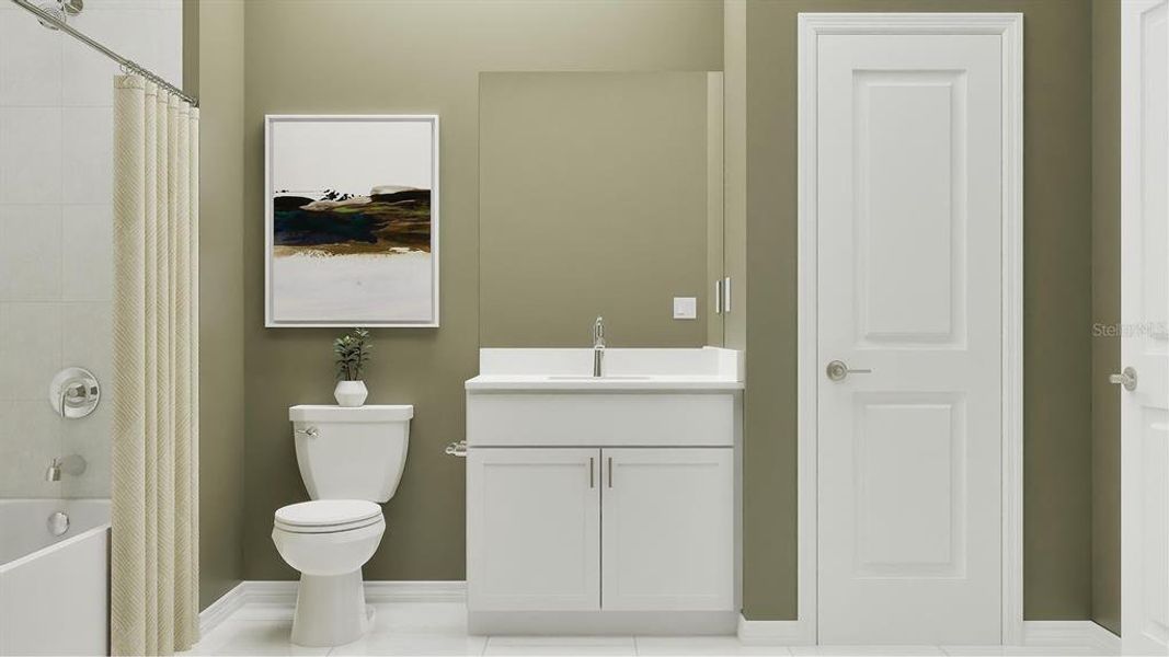 Furnished interior view inside a new home in , Englewood (Image 8).