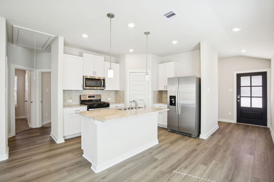 Photo is not of the actual home but is an inspirational photo of builder’s model home and may depict options, furnishings, and/or decorator features that are not included.