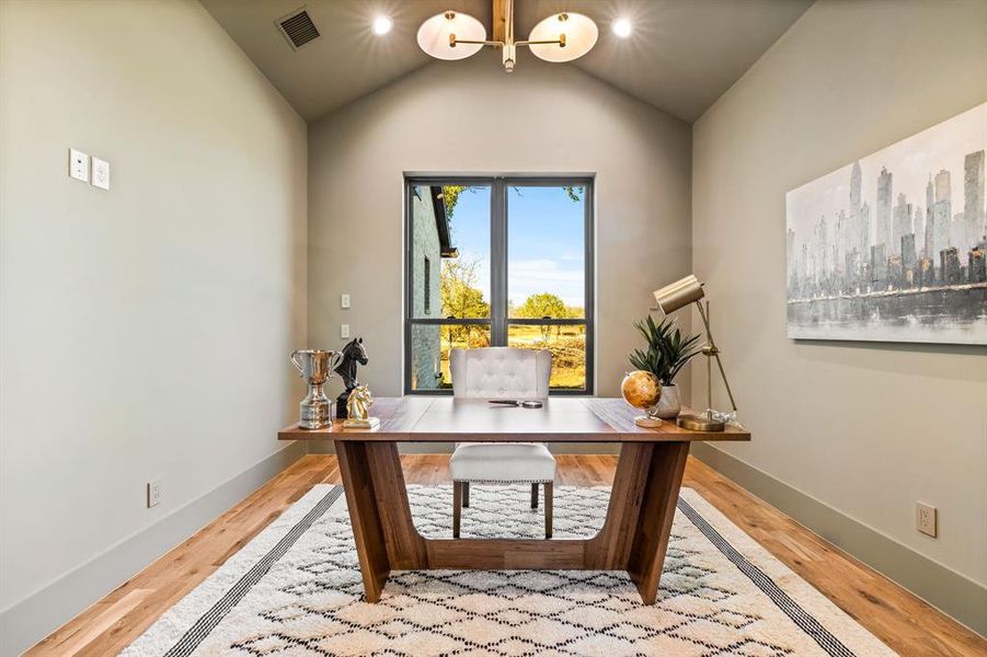 Furnished interior view inside a new home in , Weatherford (Image 8).