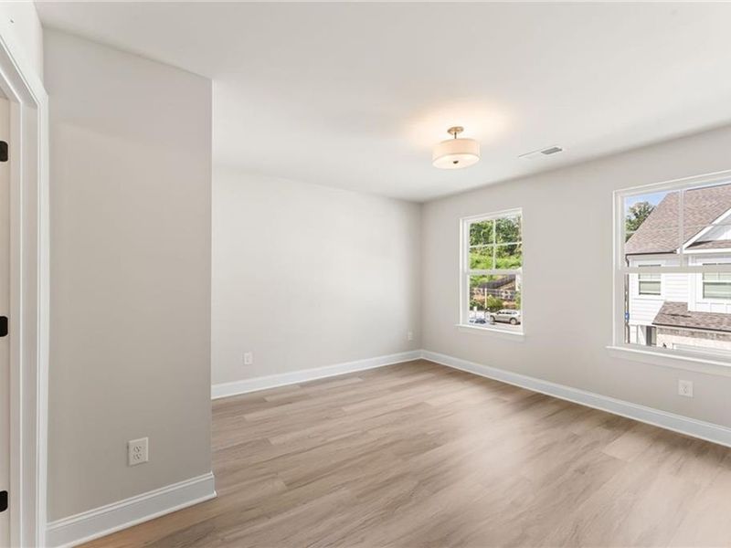 Spacious, unfurnished interior of a new home in The Village at Shallowford, Kennesaw (Image 19). Spacious, unfurnished interior of a new home in The Village at Shallowford, Kennesaw (Image 19).