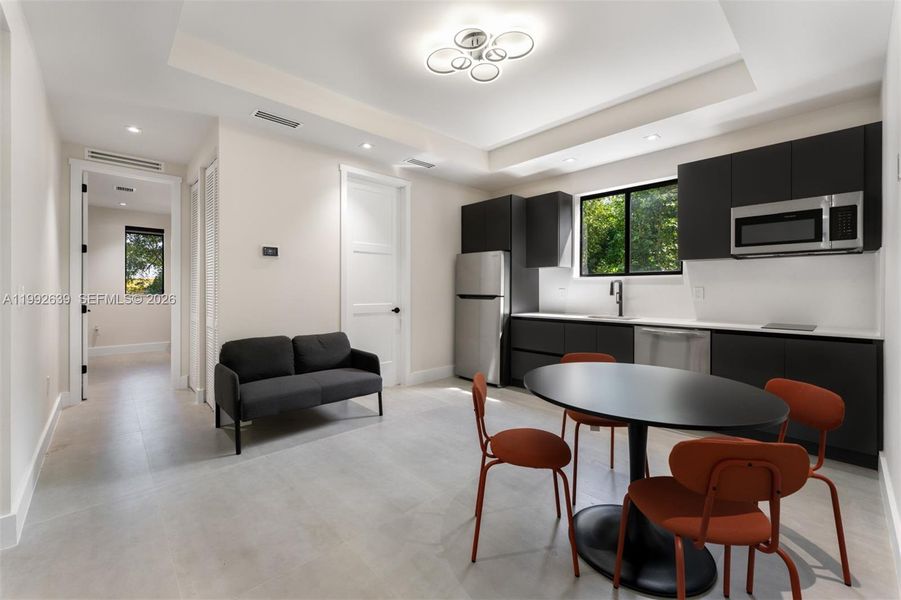 Furnished interior view inside a new home in , Key Largo (Image 8).