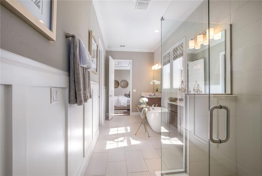 Furnished interior view inside a new home in Laureate Park at Lake Nona, Orlando (Image 10).