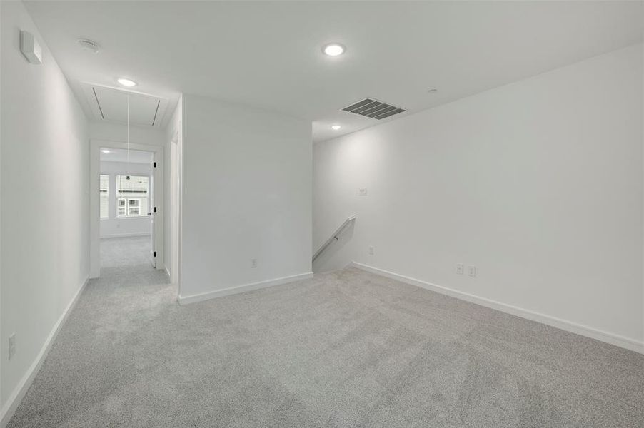 Spacious, unfurnished interior of a new home in Providence Commons, Providence Village (Image 14). Spacious, unfurnished interior of a new home in Providence Commons, Providence Village (Image 14).
