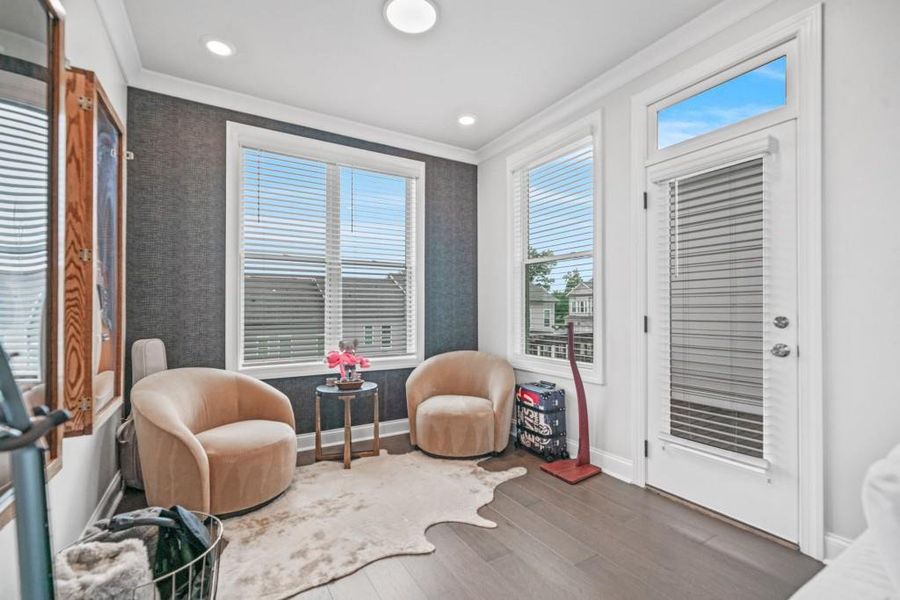 Furnished interior view inside a new home in Millcroft Townhomes, Buford (Image 17).