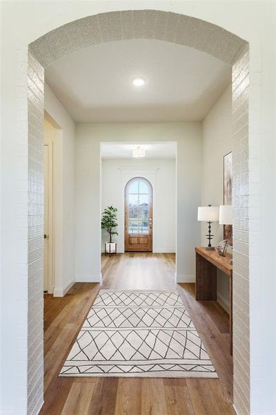 Furnished interior view inside a new home in The Lakes at Parks of Aledo, Aledo (Image 10).