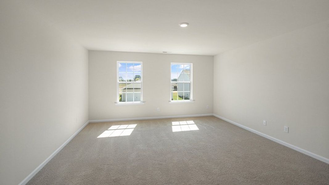 Spacious, unfurnished interior of a new home in Madeline Farm, New Bern (Image 21).