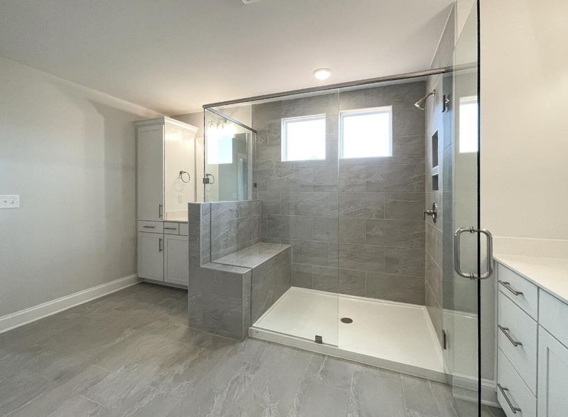 Furnished interior view inside a new home in Founders Club, Moore (Image 9).