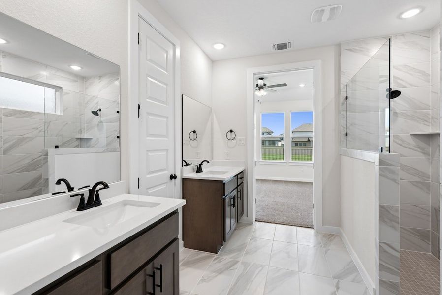 Furnished interior view inside a new home in Santa Rita Ranch, Georgetown (Image 14). Furnished interior view inside a new home in Santa Rita Ranch, Georgetown (Image 14).