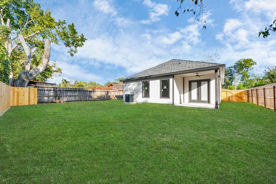 Exterior details and patio area of a home in , Liberty (Image 4). Exterior details and patio area of a home in , Liberty (Image 4).