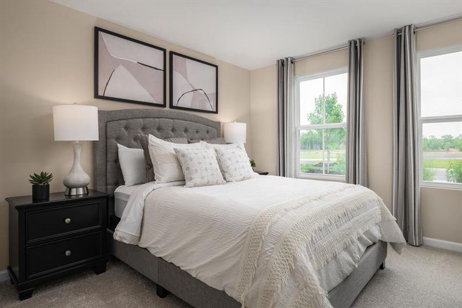 Furnished interior view inside a new home in Highland Park Condos, White House (Image 10).