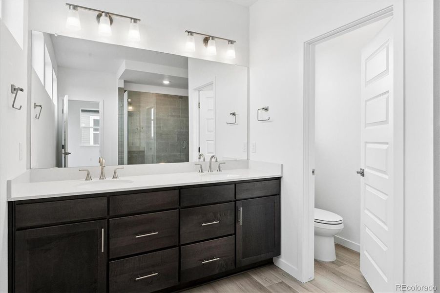 Furnished interior view inside a new home in The Summit at Meridian, Englewood (Image 12).