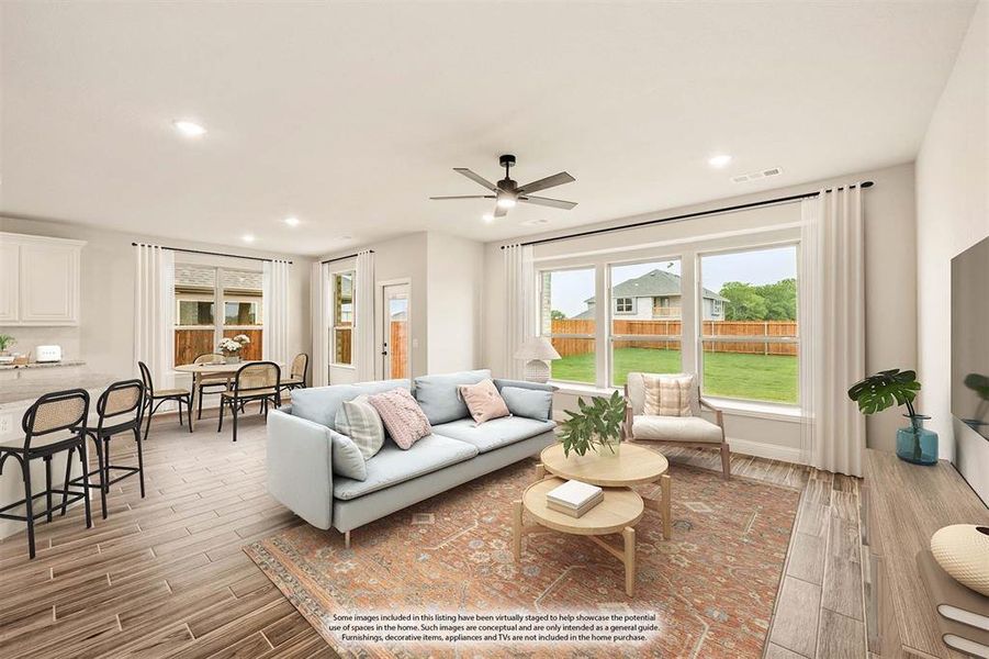 Furnished interior view inside a new home in Hampton Park, Glenn Heights (Image 15).