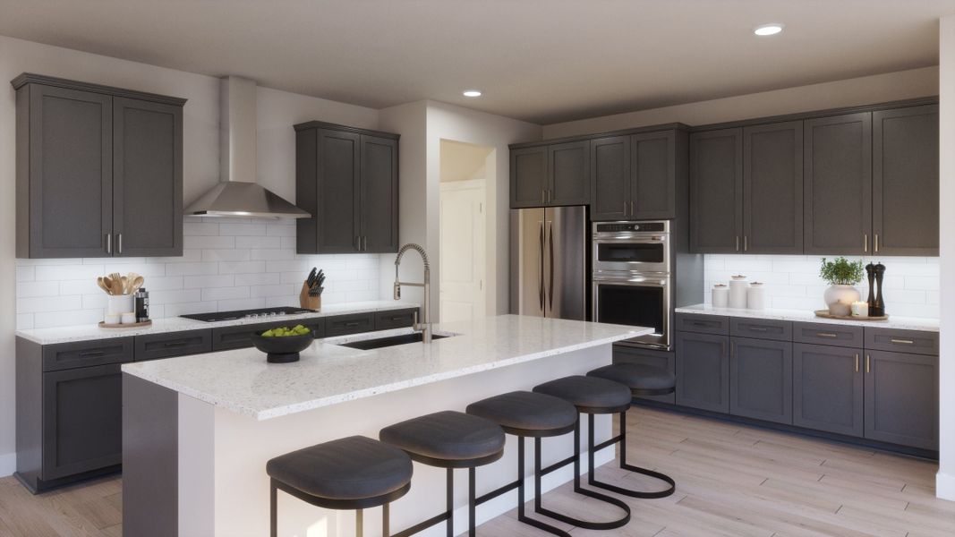 Representative furnished interior of a home built from the Hollow by Trumark Homes in Trumark Homes at Tanterra, Parker (Image 9).
