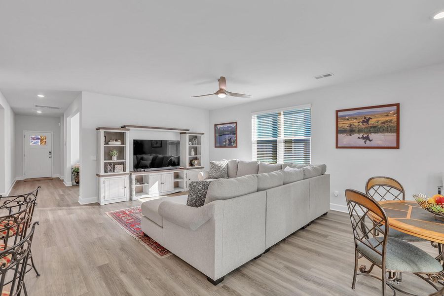 Furnished interior view inside a new home in , Yemassee (Image 45). Furnished interior view inside a new home in , Yemassee (Image 45).