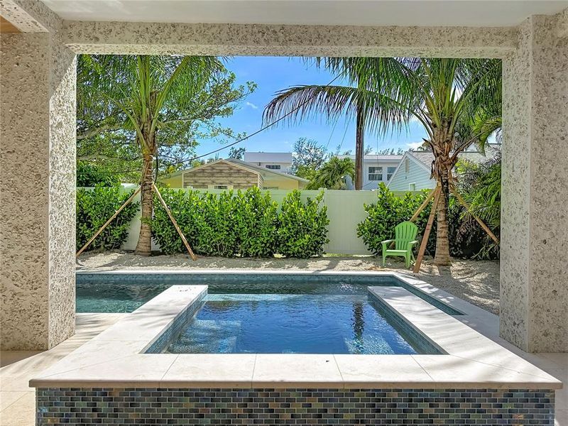 Exterior details and patio area of a home in , Bradenton Beach (Image 37).