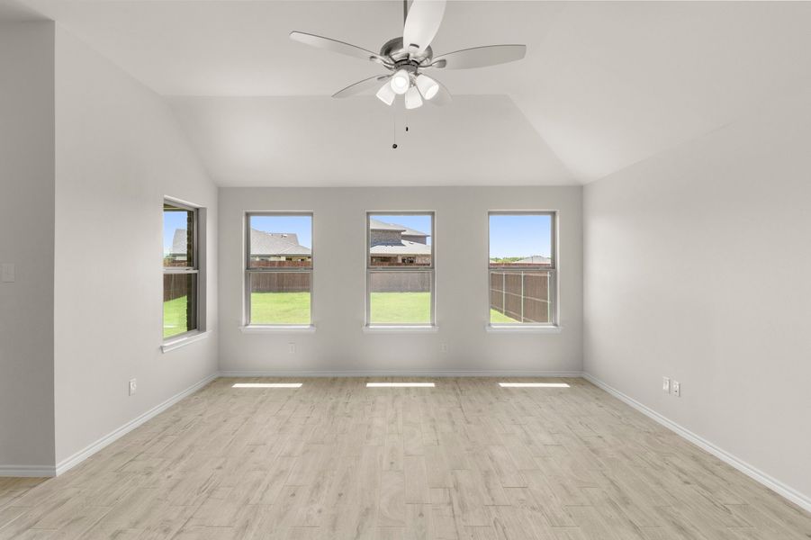 Front exterior of a new home in Northspur, Terrell, TX, highlighting curb appeal (Image 16).