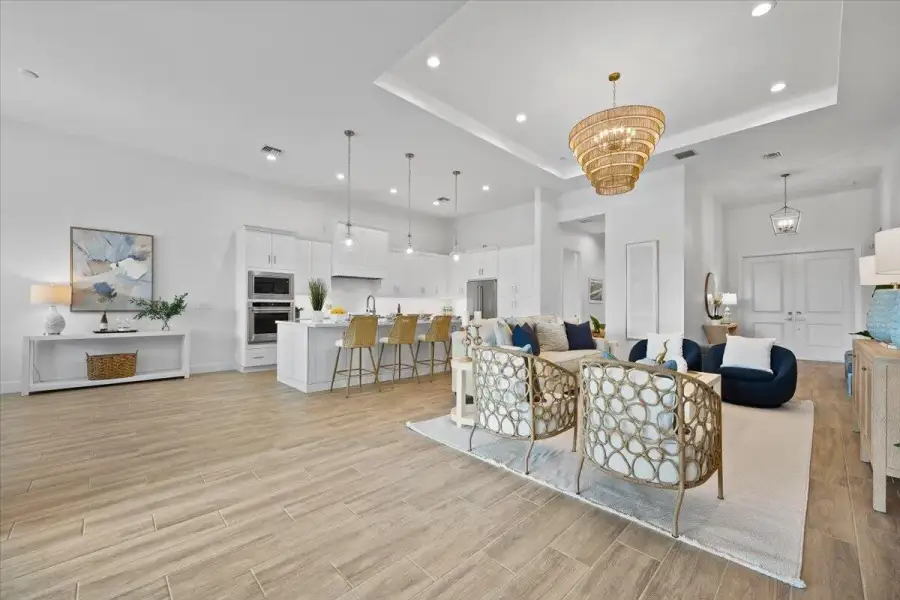 Beautiful Open Living and Kitchen View