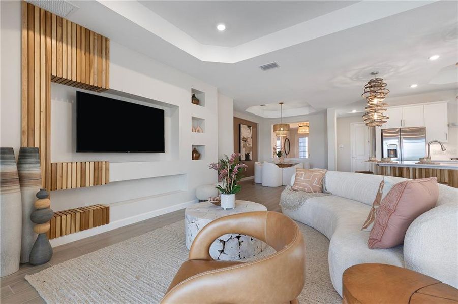 Furnished interior view inside a new home in Calusa Country Club, Lakewood Ranch (Image 22).