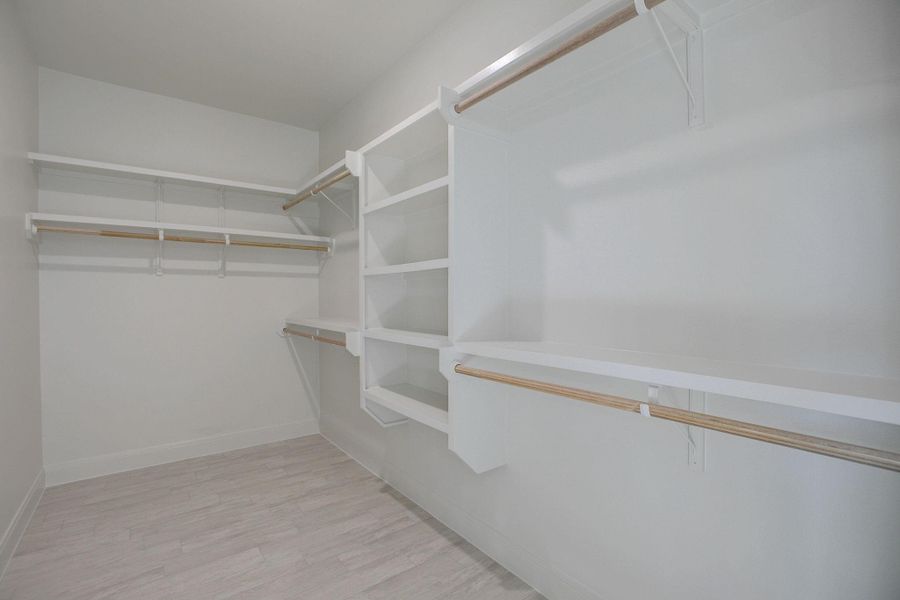 Primary closet Primary closet