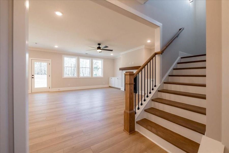 Spacious, unfurnished interior of a new home in Autumn Brook, Canton (Image 57).