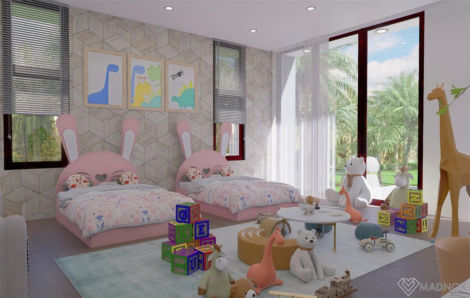 Furnished interior view inside a new home in , Weston (Image 3).