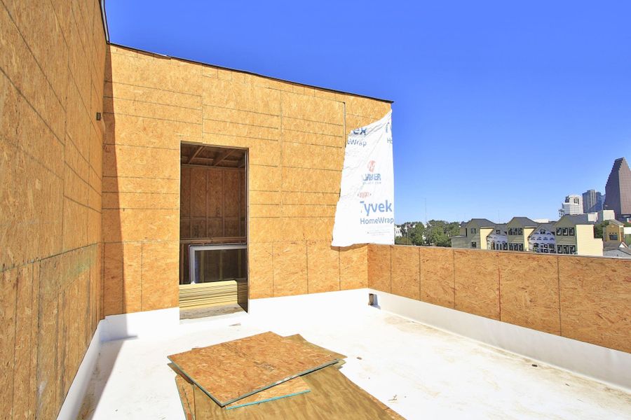 Exterior details and patio area of a home in , Houston (Image 3). Exterior details and patio area of a home in , Houston (Image 3).