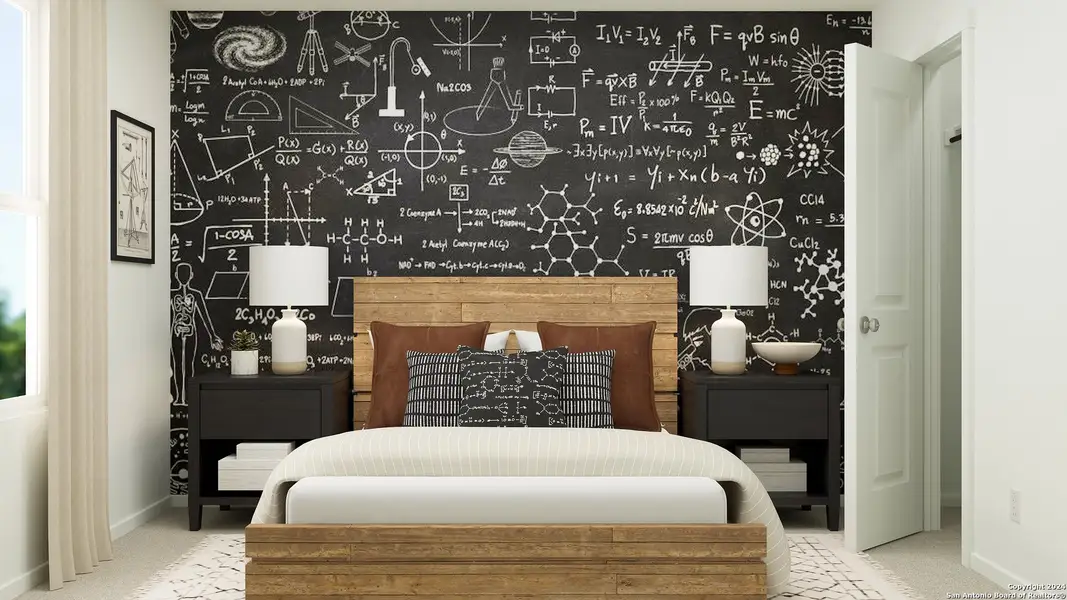 Furnished interior view inside a new home in Ruby Crossing, San Antonio (Image 11).