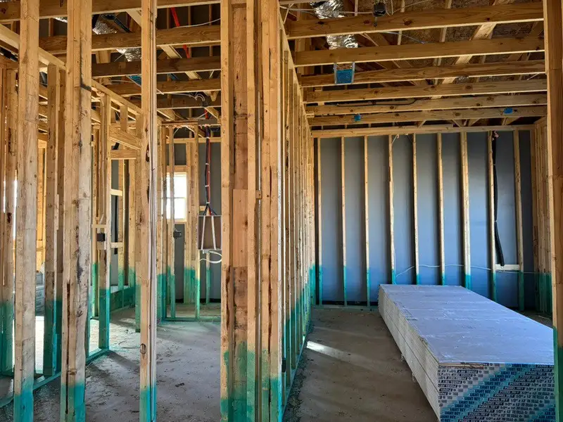 In-progress construction of a new home in Rocky Top, Krum, TX (Image 7).