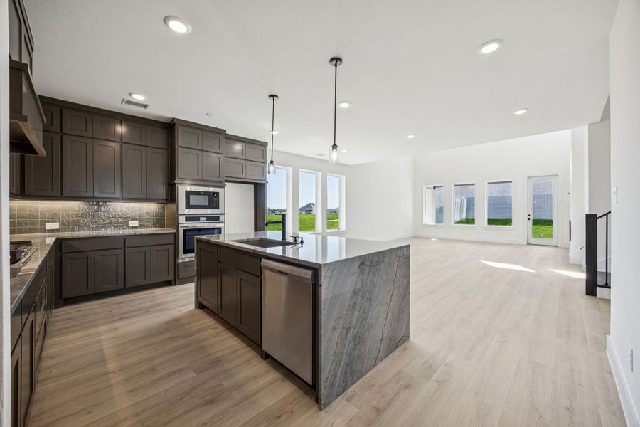 Representative furnished interior of a home built from the Percy by Normandy Homes in Rainwater Crossing, Celina (Image 8).