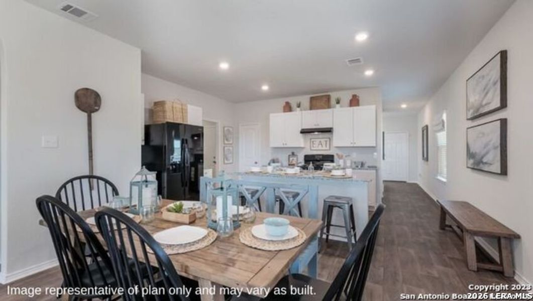 Furnished interior view inside a new home in Redbird Ranch, San Antonio (Image 7).