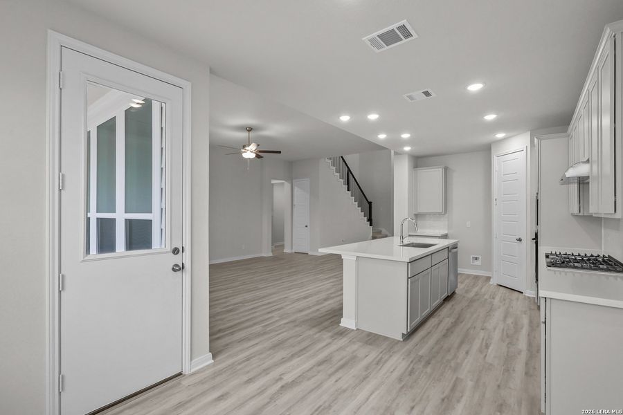 Furnished interior view inside a new home in Foxbrook, Cibolo (Image 9). Furnished interior view inside a new home in Foxbrook, Cibolo (Image 9).