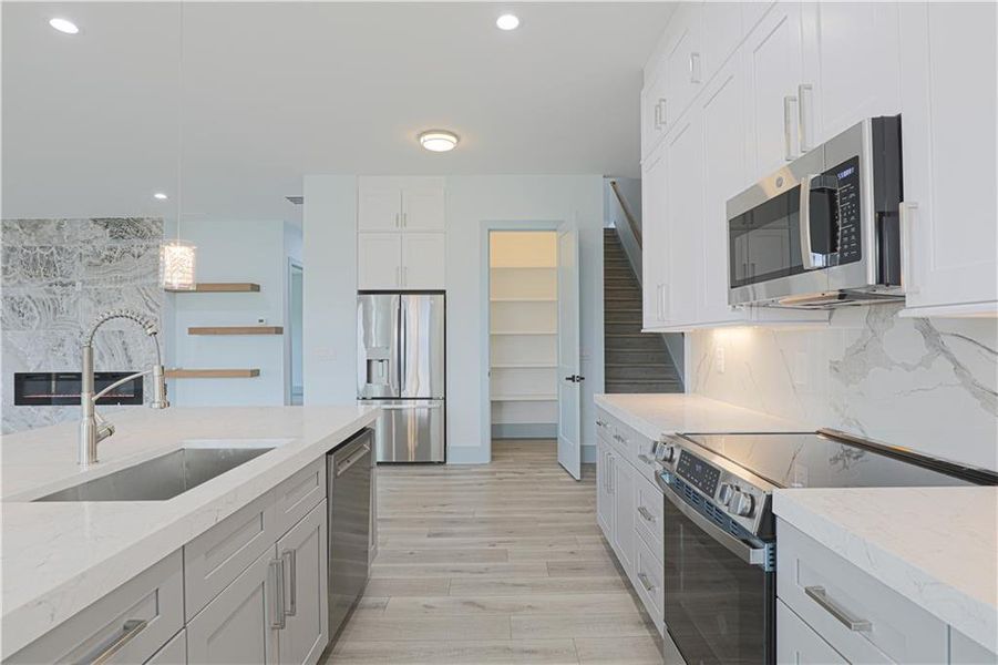 Furnished interior view inside a new home in , Maysville (Image 9). Furnished interior view inside a new home in , Maysville (Image 9).