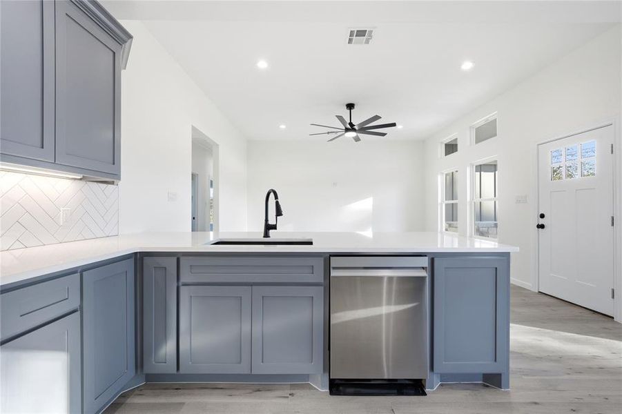 Furnished interior view inside a new home in , Bremond (Image 6).